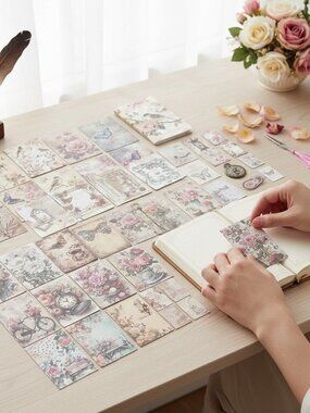 Curated Romantic Garden & Aviary Mystery Junk Journal Kit — Beginners to Experts